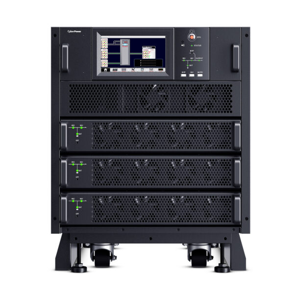 CyberPower SM020KAMFA 3-Phase Modular Smart App Online UPS System -0-20K UPS Cabinet, Modular, AC 208/120V 220/127V, 11U, 1YR Warranty